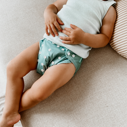 Wiederverwendbare & auslaufsichere Stoffwindeln für Babys – Ökowindelset