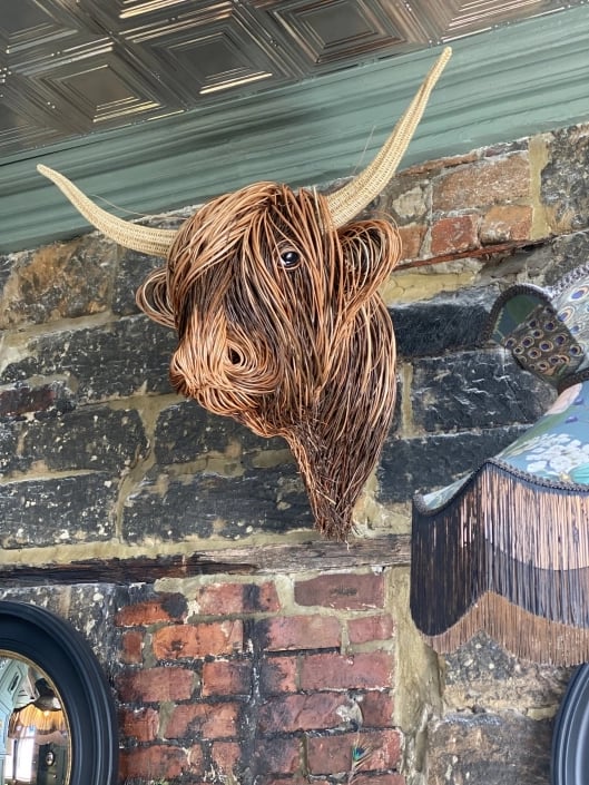 Kuh Wandskulptur – Bowie