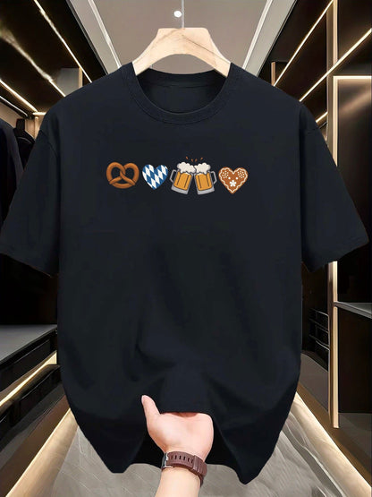 Herren Grafik T-Shirt aus 100% Baumwolle – Franz Oktoberfest 2025