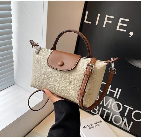 Damen Crossbody Bag – Kleine gesteppte PU-Leder Reisehandtasche