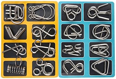 Set aus Metall-Puzzleringen – BrainTwist