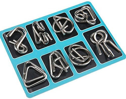 Set aus Metall-Puzzleringen – BrainTwist