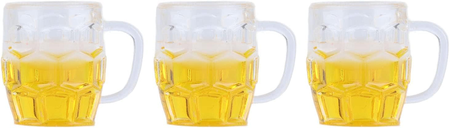 Mini Bierkrüge (12er-Set, Harz) – DekoProst Oktoberfest 2025