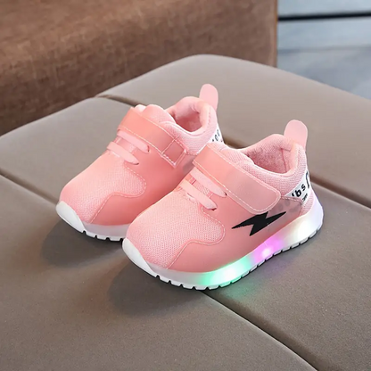Bequeme Kleinkinderschuhe mit LED-Beleuchtung - GlowSteps