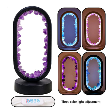 Handgemachte Amethystlampe - Serenith