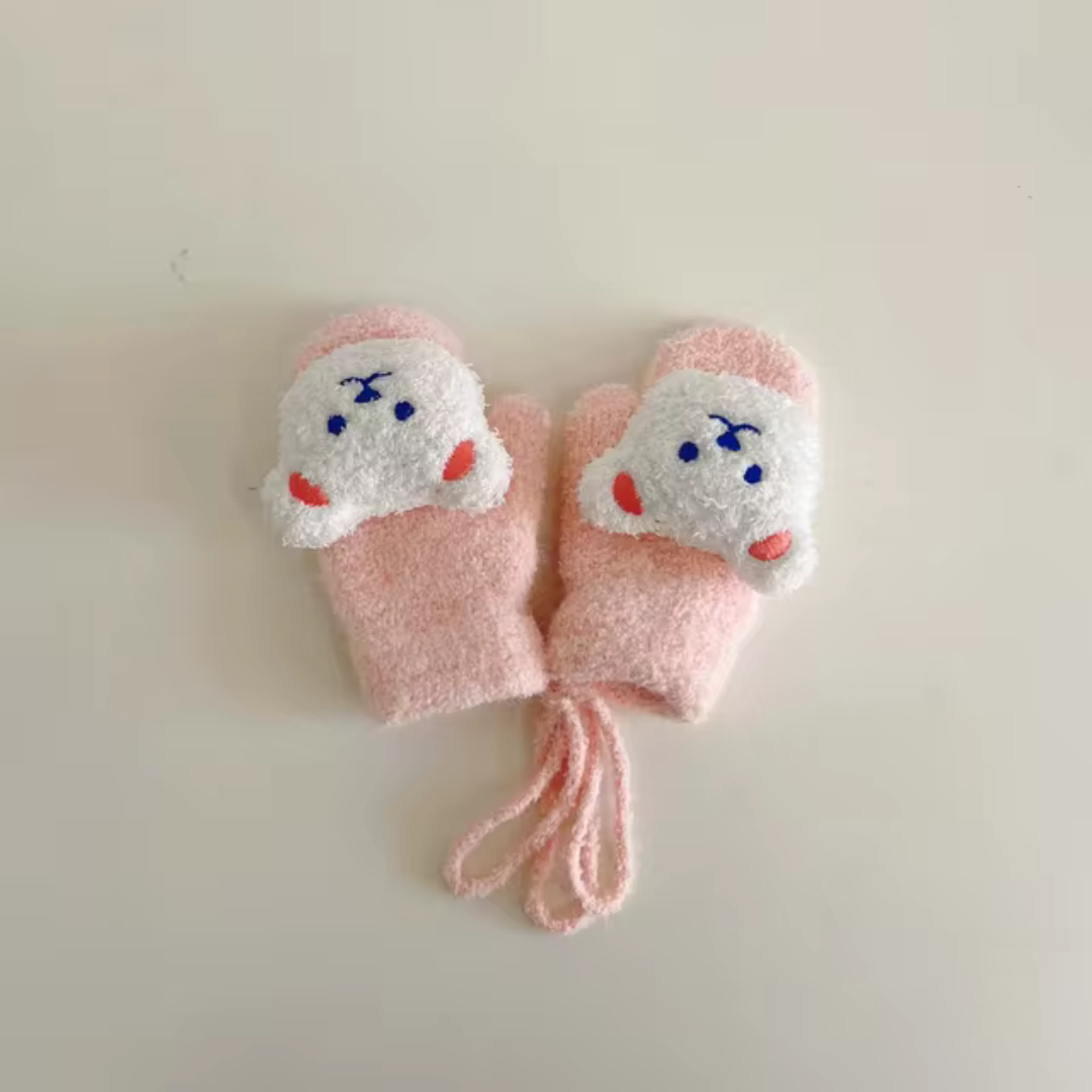 Kinder-Winterhandschuhe mit Bärenmotiven – TinyBear Handschuhe