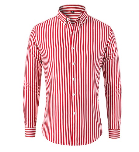 Stilvol gestreiftes Herrenhemd – Ruben