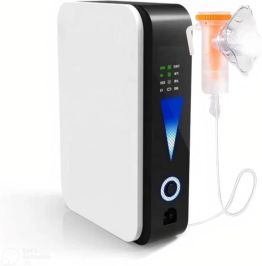 Tragbarer Sauerstoffkonzentrator mit einstellbarem Fluss und geräuschlosem Betrieb – OxyLife