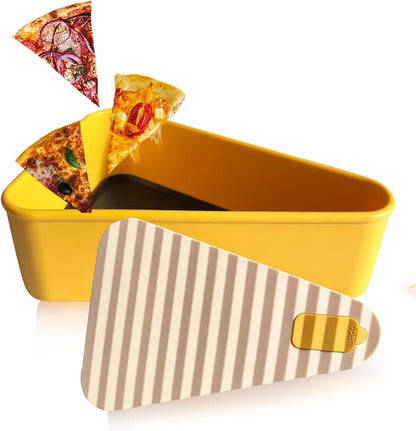Wiederverwendbarer Pizzalagerbehälter mit 2 Tabletts – SliceSafe (1+1 GRATIS)