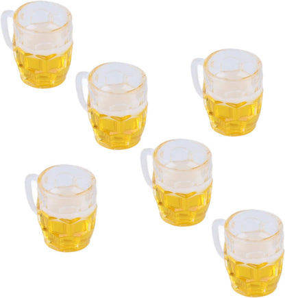 Mini Bierkrüge (12er-Set, Harz) – DekoProst Oktoberfest 2025