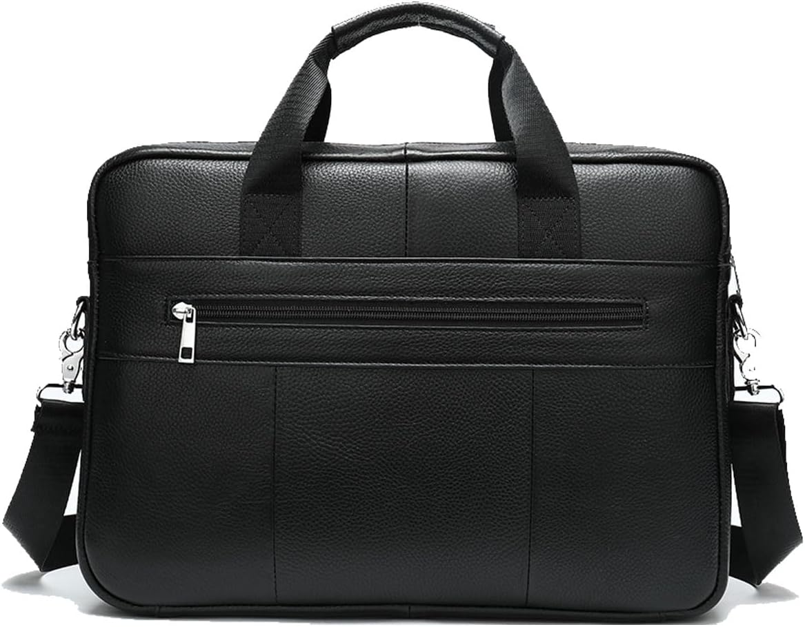 Premium Rindsleder 15” Business-Aktentas mit Organizer-Fächern
