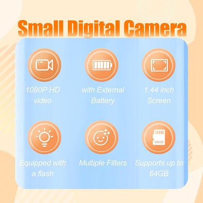 Mini- Schlüsselanhänger Digitalkamera mit 1080P Video und retro Design – Rivoma