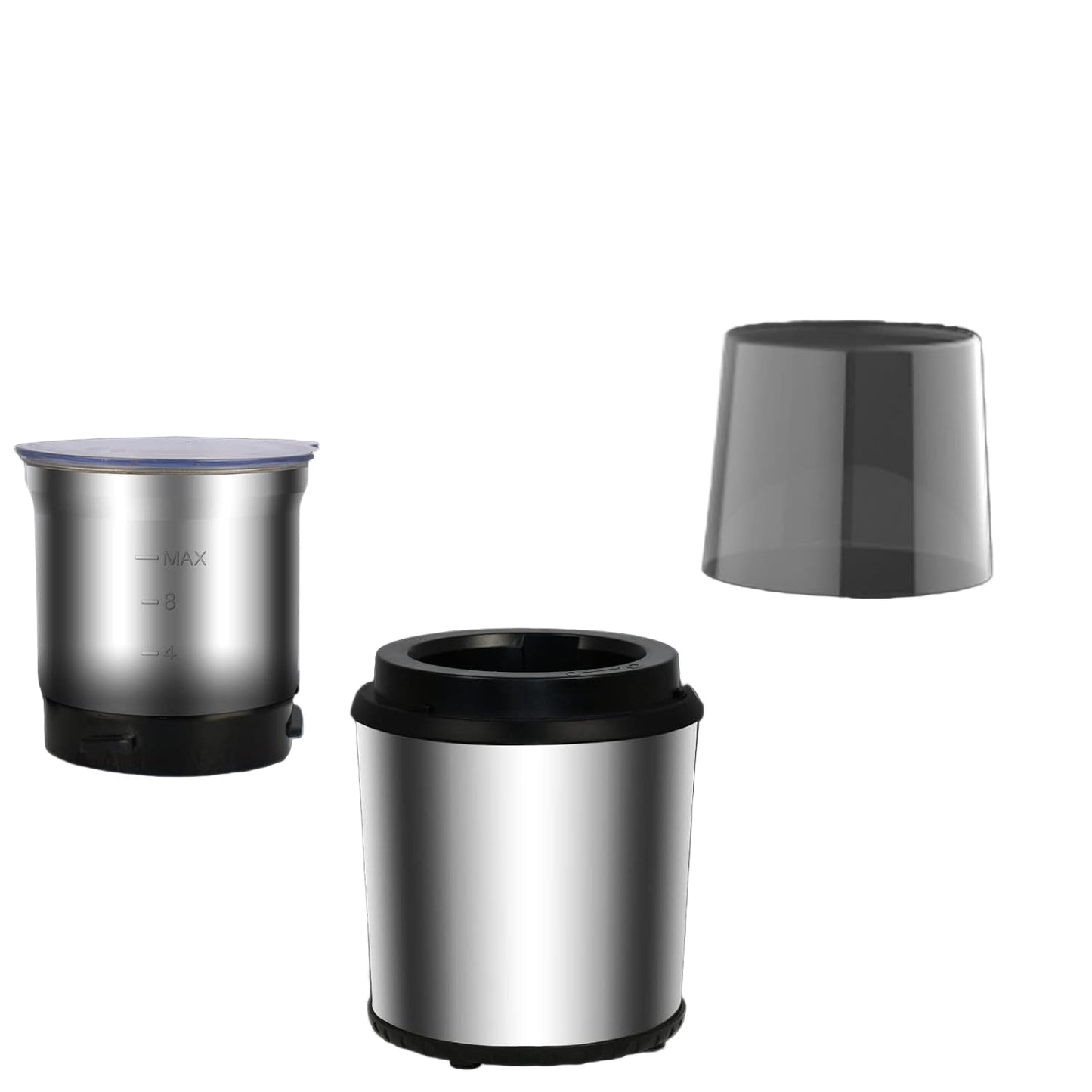 Elektrische Kaffee- und Gewürzmühle mit abnehmbarem Becher – BrewMate
