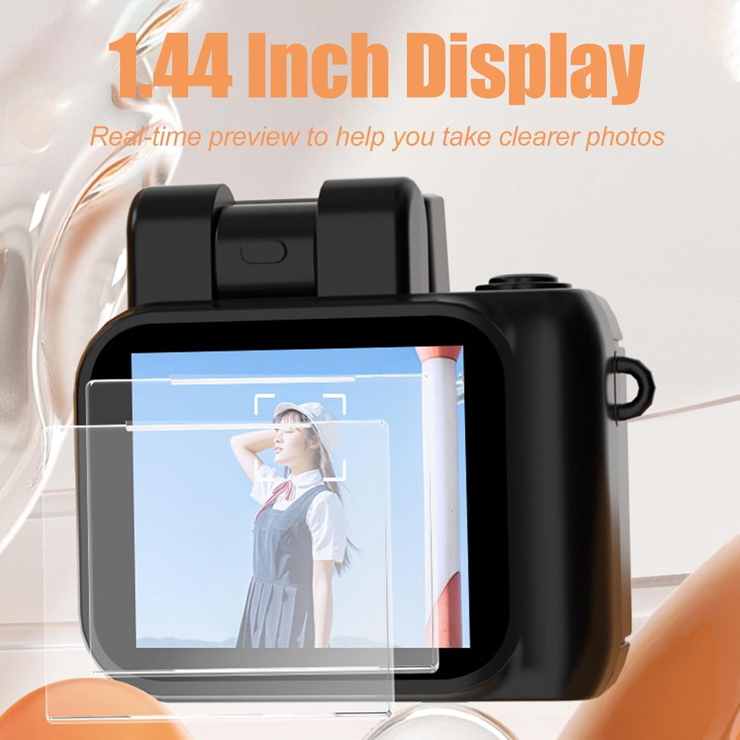 Mini- Schlüsselanhänger Digitalkamera mit 1080P Video und retro Design – Rivoma