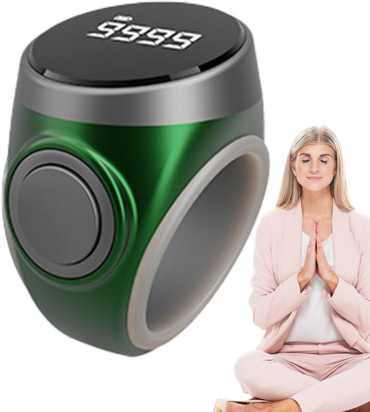 4-stellig aufladbarer digitaler Fingerzähler-Ring (1+1 GRATIS) – Calmero