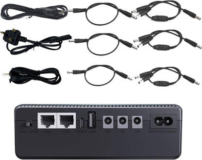 UPS-Notstrombatterie 10400 mAh Kompakte Stromversorgung – Nexora