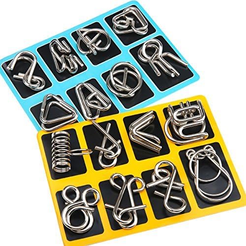 Set aus Metall-Puzzleringen – BrainTwist
