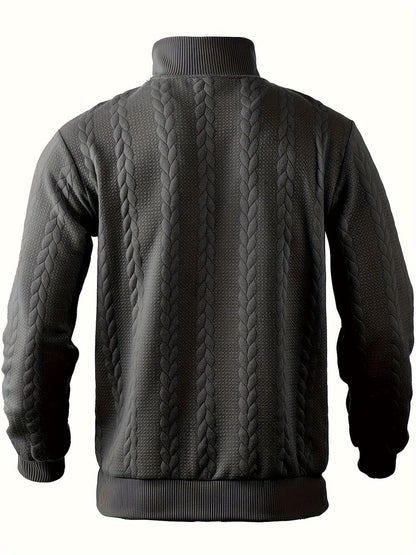 Vintage Herrenpullover mit Reißverschluss – Victor