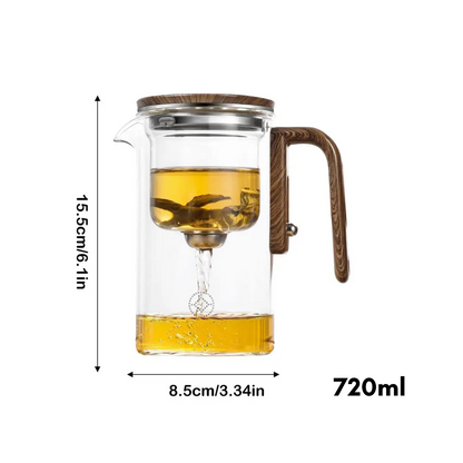 Stilvolle transparente Teekanne – ClearBrew