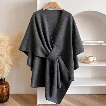Damen Wickeltuch mit winddichtem Design – Celeste