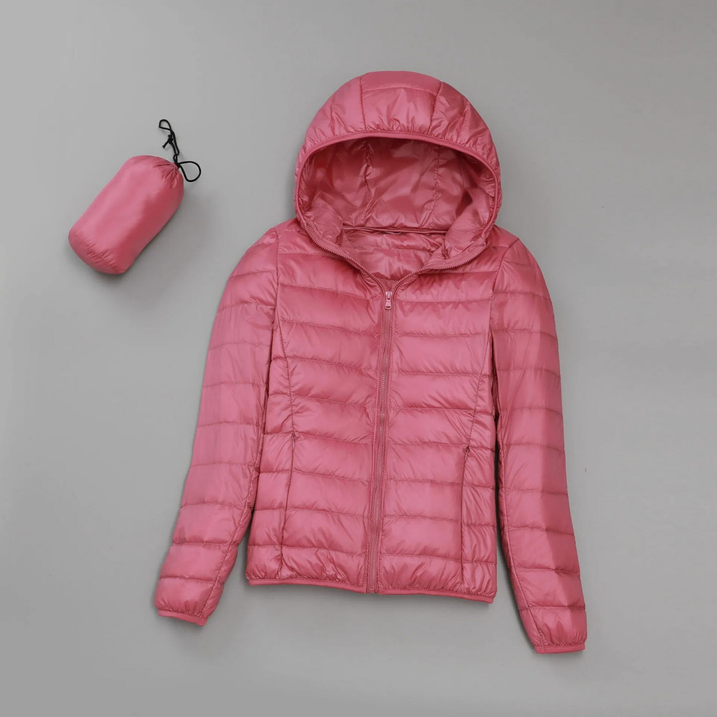 Ultraleichte Damen Steppjacke mit Kapuze – Elena