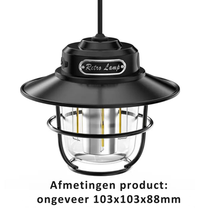 Tragbare LED-Campinglampe – VintaGlow