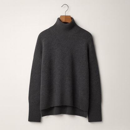 Luxuriöser Kaschmir-Rollkragenpullover für Damen – Amira Herbstzauber Edition