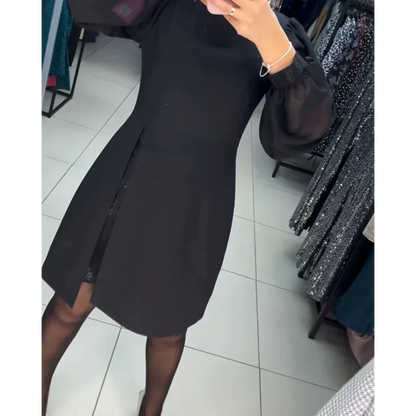 Klassisches Kleid mit langen Ärmeln – Isabelle