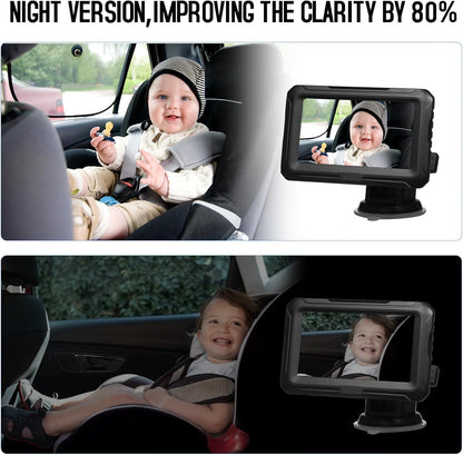 Babymirror mit 1080P Kamera & 4,3'' Bildschirm – Solvian
