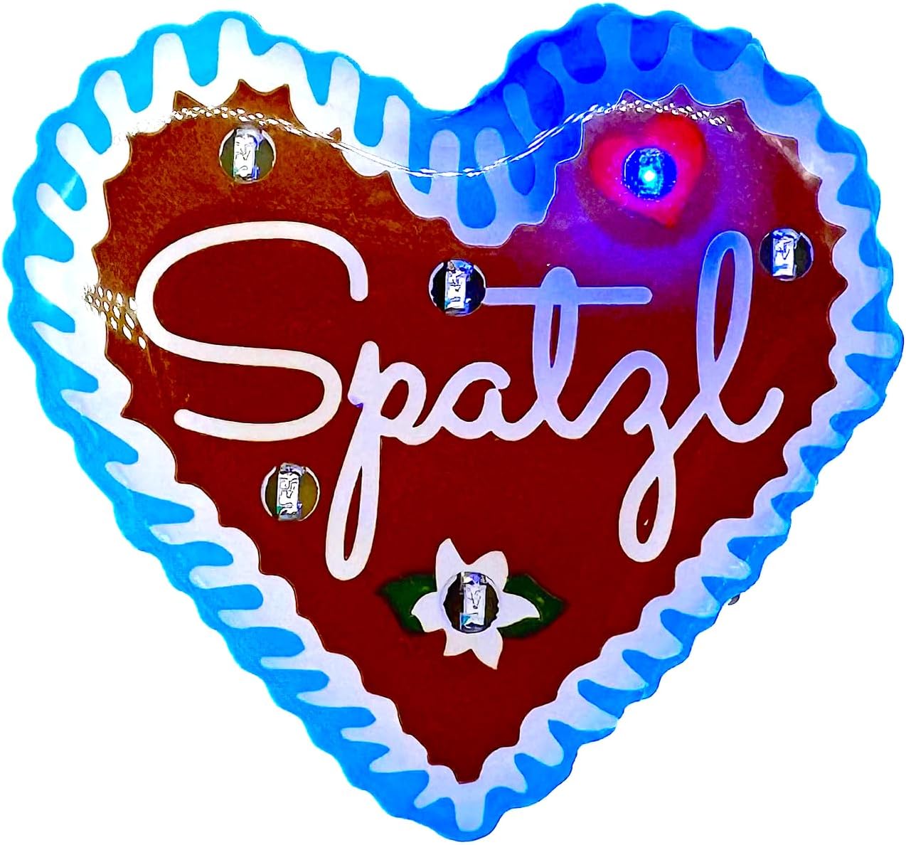 LED Lebkuchenherz Pins (4er-Set) – HerzGaudi Oktoberfest 2025