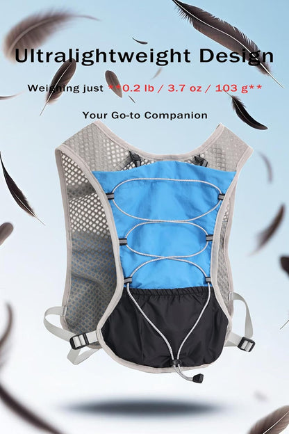 Ultraleichter Hydrationslaufweste mit 2L Wasserblase – Dravien