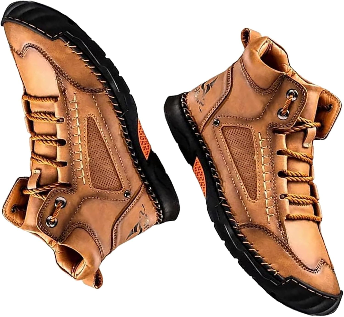 Handgefertigte wasserdichte orthopädische Stiefel für Männer – Fußgewölbestütze und rutschfeste Sohlen – Renvar