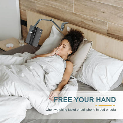 Verstellbarer Aluminium-Tablet-Ständer mit 360°-Drehung – Movaro