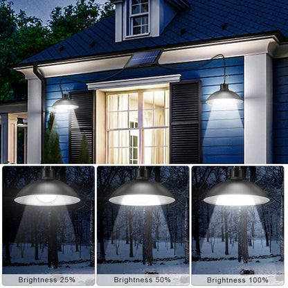 Drahtloses Solar-LED-Lampenset mit Fernbedienung – TwinRay