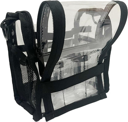Große transparente PVC-Make-up-Tasche für Reisen & den täglichen Gebrauch – Aveline