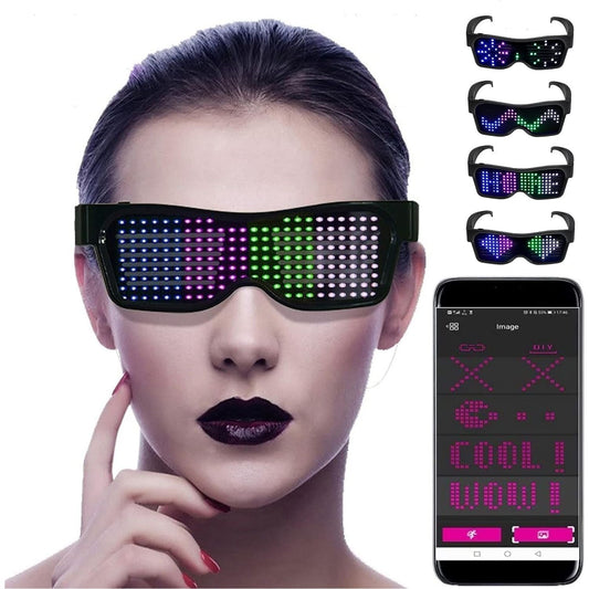 App-programmierbare LED-Partybrille - GlowBeat