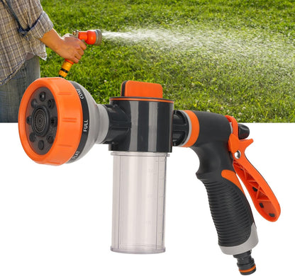 Gartenbewässerung Schaum-Sprühgerät 8 Modi Hochdruck-Handdusche