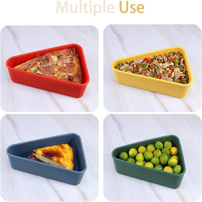 Wiederverwendbarer Pizzalagerbehälter mit 2 Tabletts – SliceSafe (1+1 GRATIS)