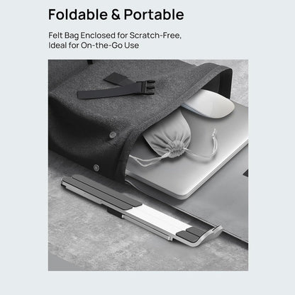 Verstellbarer Laptopständer – Faltbare Kühlhalterung für Notebooks für Büro und Reisen – Orvane