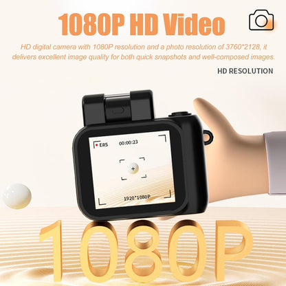 Mini- Schlüsselanhänger Digitalkamera mit 1080P Video und retro Design – Rivoma