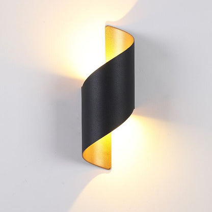 Moderne Spiral-LED-Wandleuchte - TwistLight