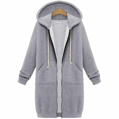Casual Langer Damen-Cardigan – CozyZip