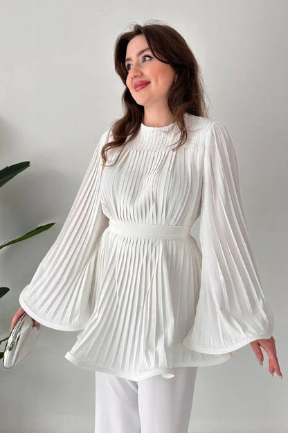 Damen Falten Kleidungsset – Selene