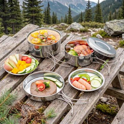 8-Teiliges Camping-Kochset -  Wildkit