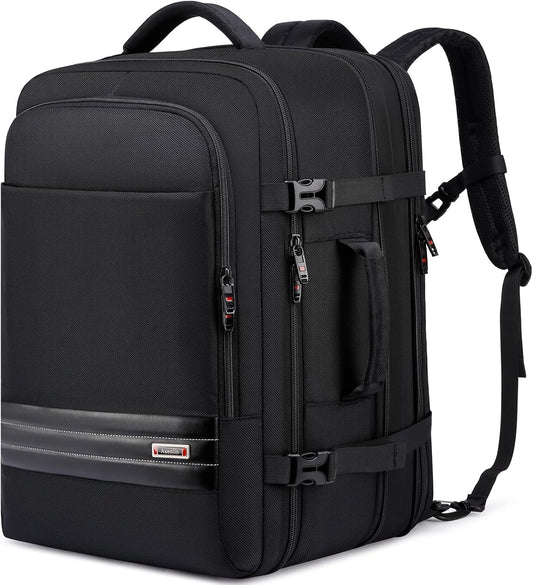 Erweiterbarer 45–55L Wasserdichter Reiserucksack mit 46,5 cm Laptopfach