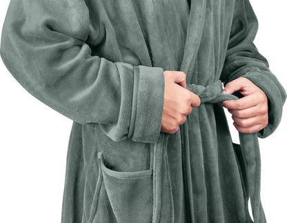Comfortabele Heren Fleece Badjas - Harry