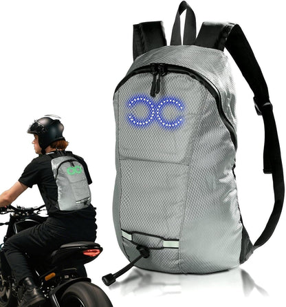 LED-Reise-Rucksack – Wasserdichter leuchtender Rucksack mit audio-responsivem Glühen – Nexora