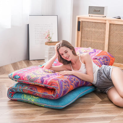 Faltbare japanische Futon-Bodenmatratze mit Memory-Foam-Unterstützung – Arivon