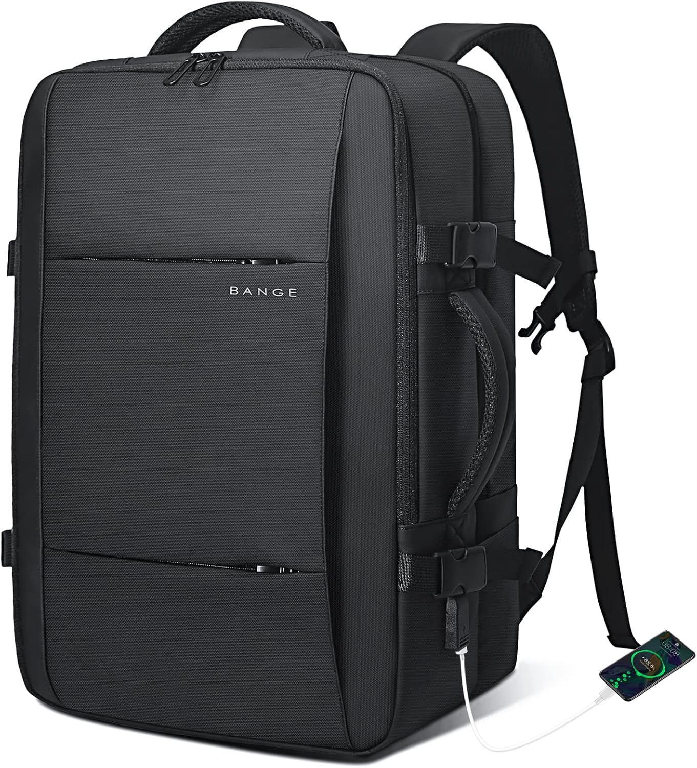 Erweiterbarer 26–45L Wasserdichter Reiserucksack mit Laptopfach & Duffle-Option