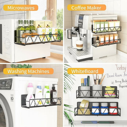 No-Drill Magnetic Spice Rack Set – Vespera
